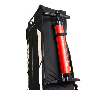 Aqua Marina Premium XL Zip Backpack Velcro loops to secure pump